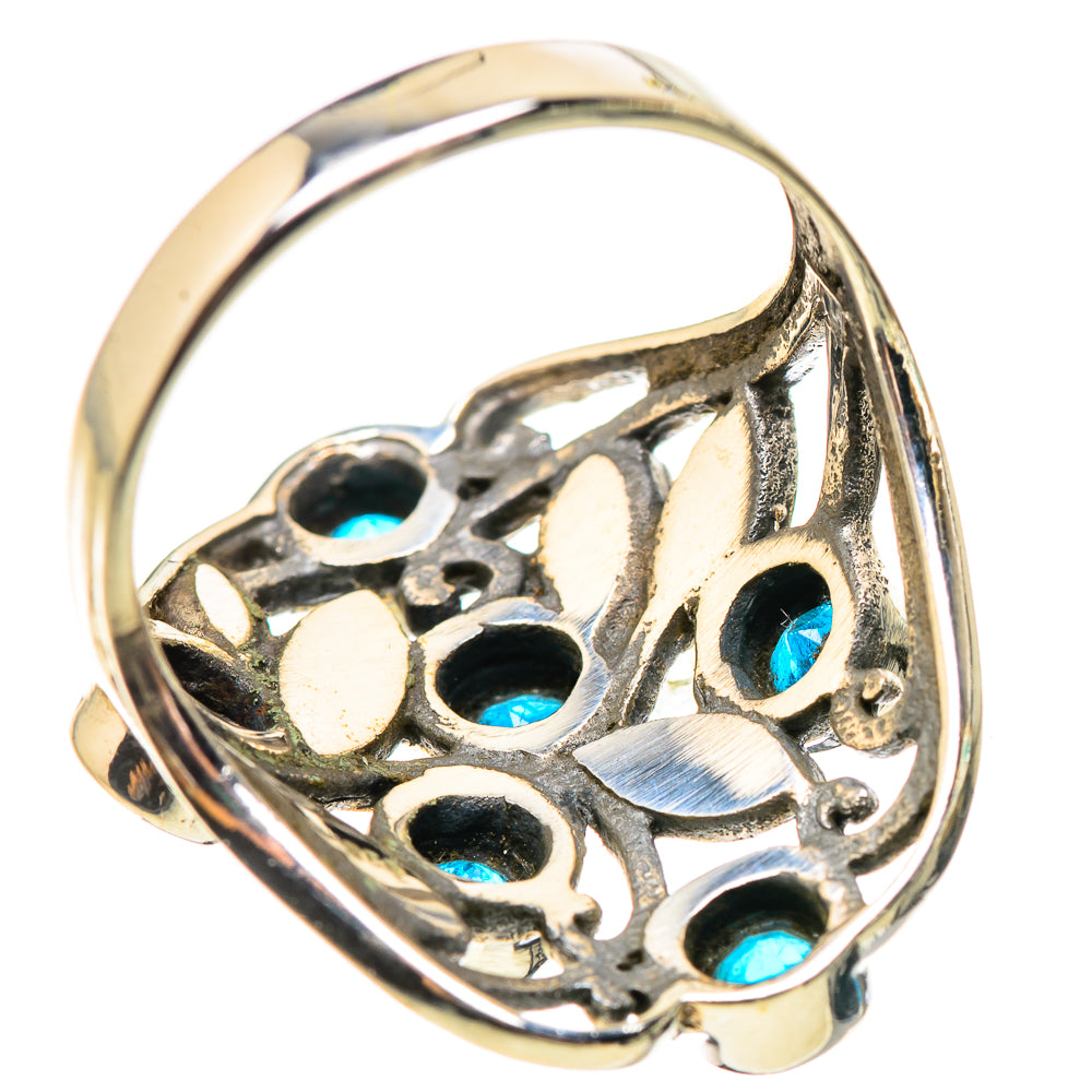 Swiss Blue Topaz Rings handcrafted by Anasilvercos - RING132014 - Photo 3