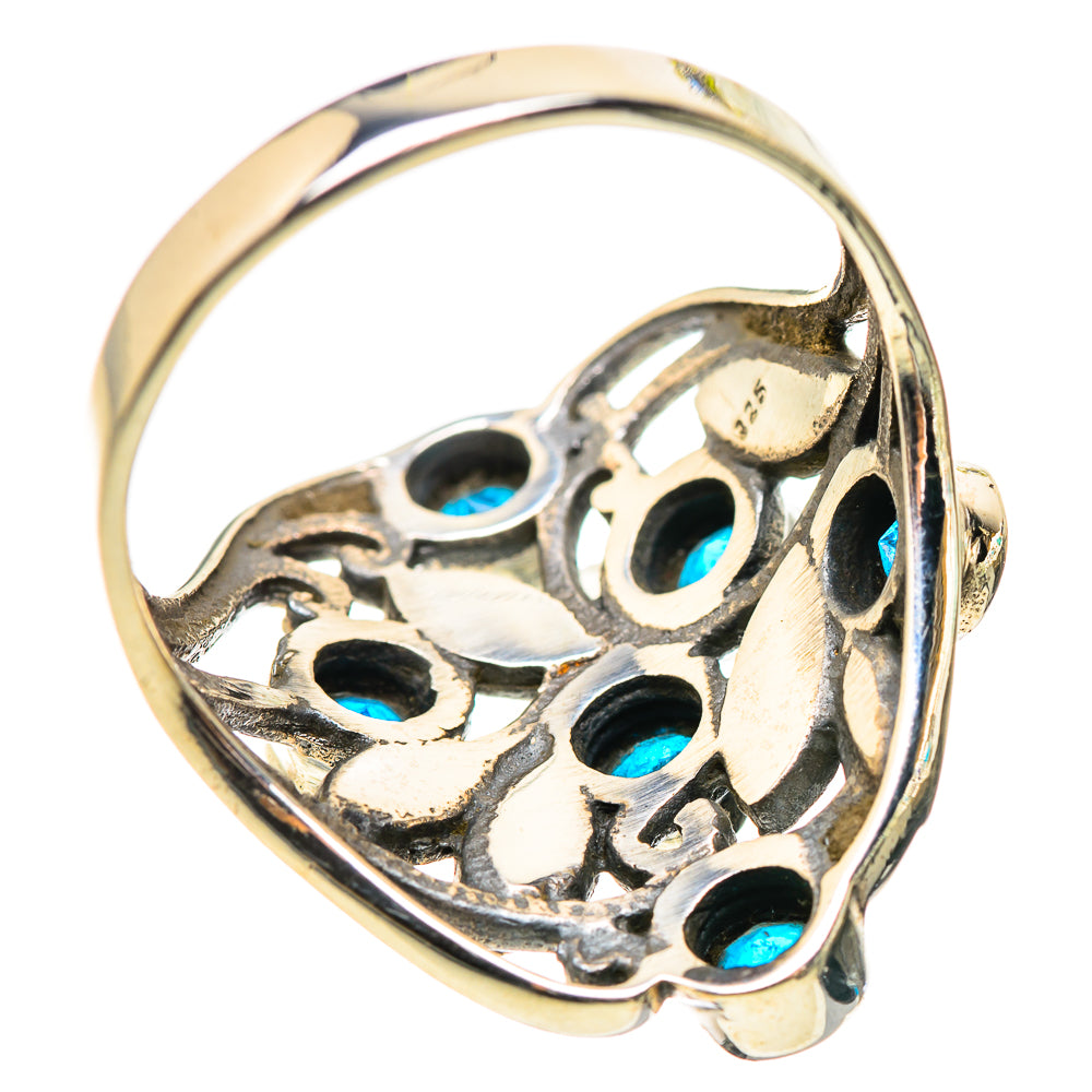 Swiss Blue Topaz Rings handcrafted by Anasilvercos - RING132025 - Photo 3