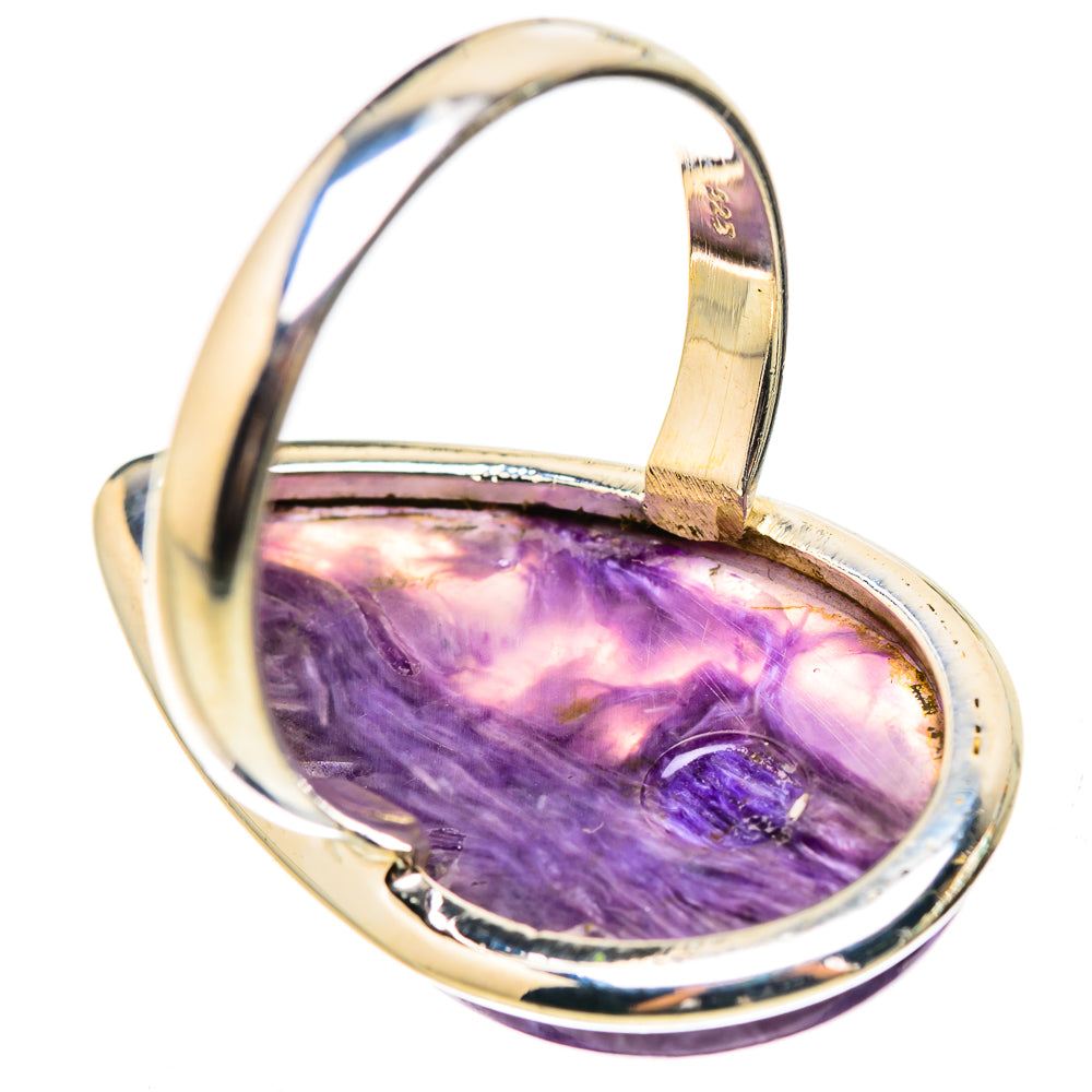 Charoite Rings handcrafted by Anasilvercos - RING132046 - Photo 3
