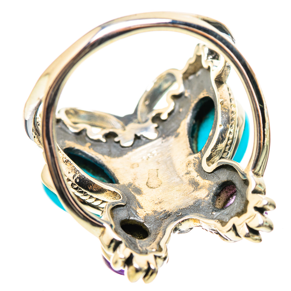 Sleeping Beauty Turquoise Rings handcrafted by Anasilvercos - RING132050 - Photo 3