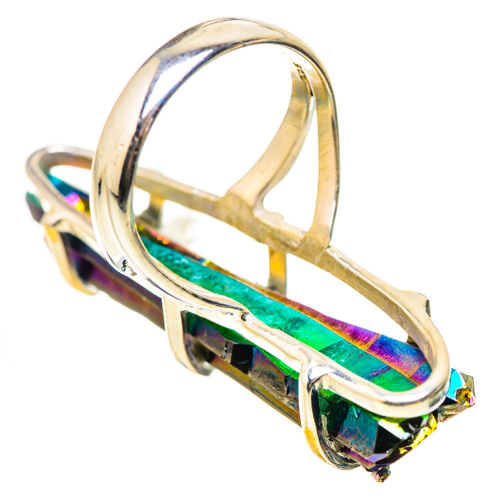 Titanium Sunshine Druzy Rings handcrafted by Anasilvercos - RING132051 - Photo 3
