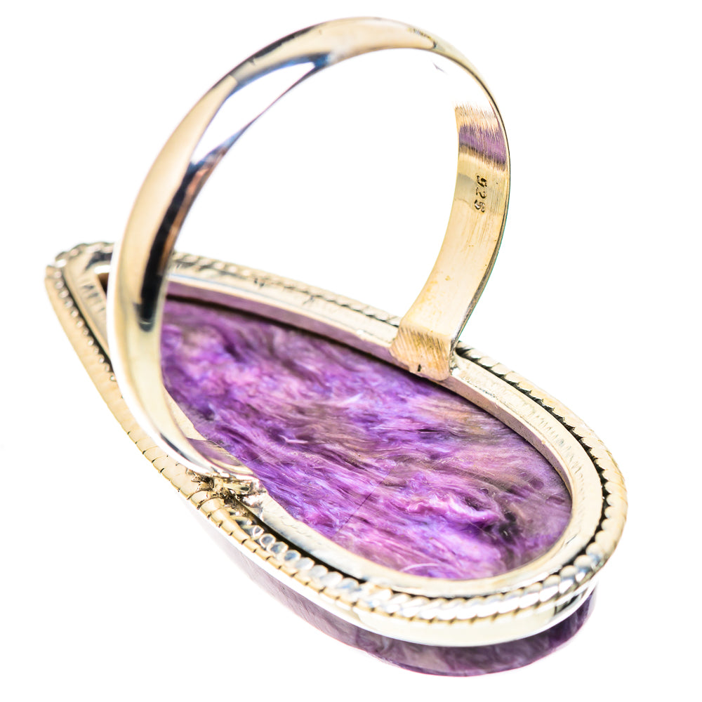 Charoite Rings handcrafted by Anasilvercos - RING132087 - Photo 3