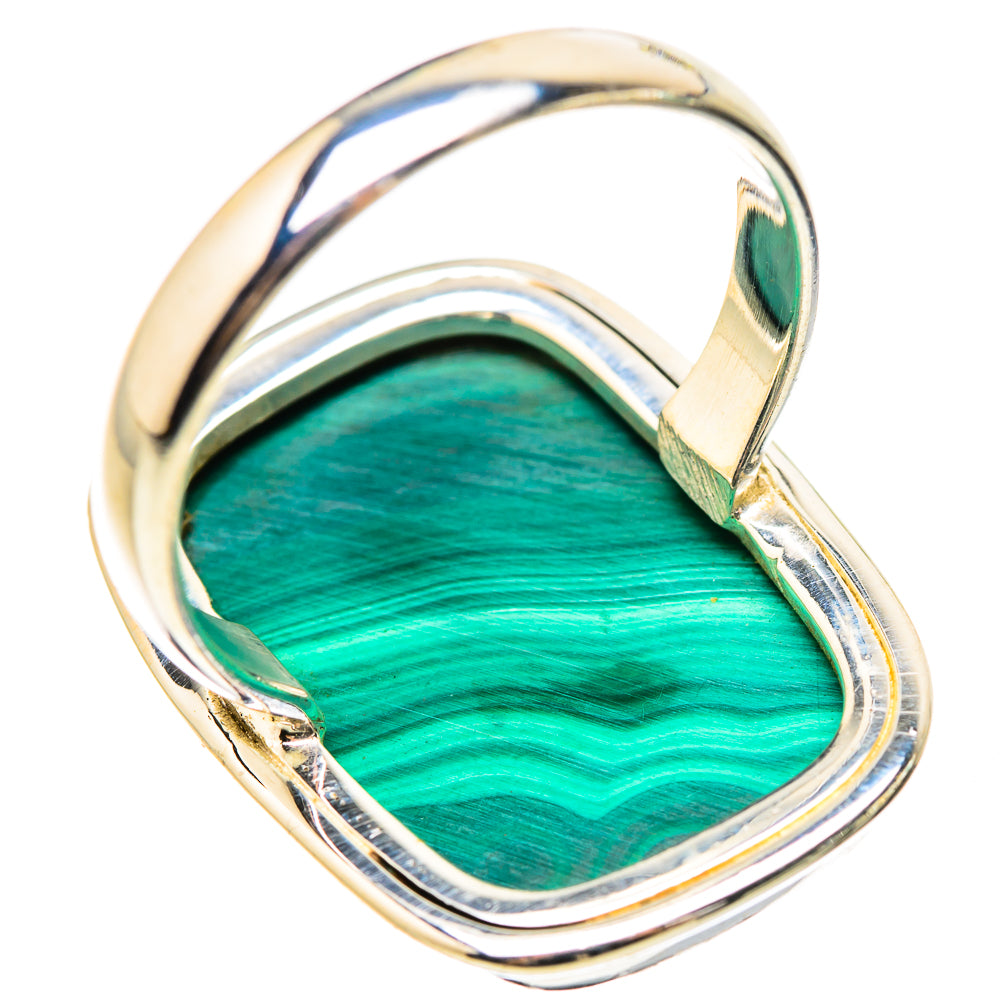 Malachite Rings handcrafted by Anasilvercos - RING132102 - Photo 3