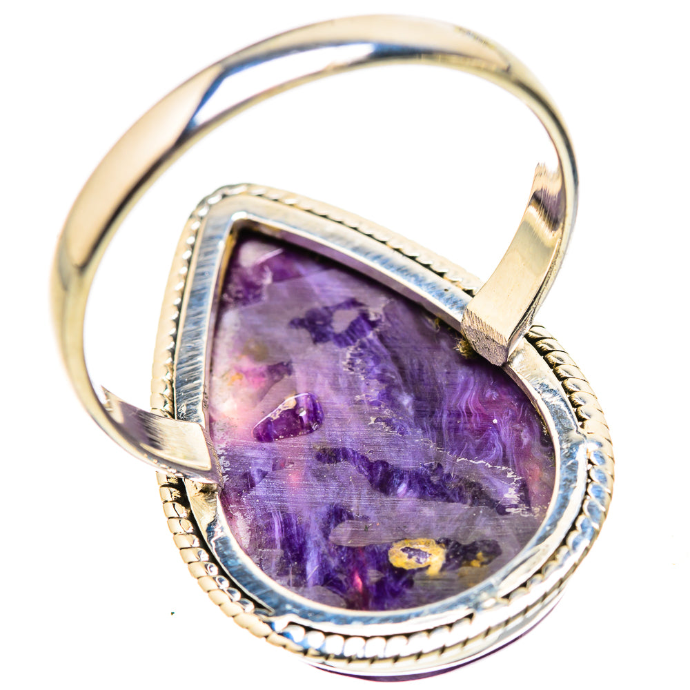 Charoite Rings handcrafted by Anasilvercos - RING132121 - Photo 3