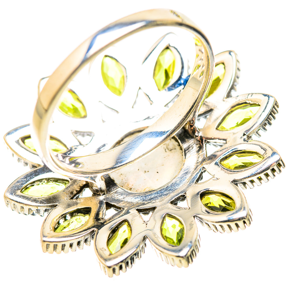Rainbow Moonstone Rings handcrafted by Anasilvercos - RING132133 - Photo 3