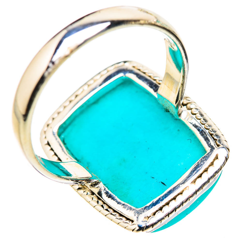 Peruvian Amazonite Rings handcrafted by Anasilvercos - RING132150 - Photo 3