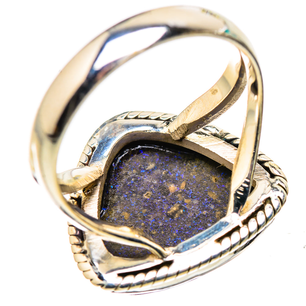 Andamooka Opal Rings handcrafted by Anasilvercos - RING132164 - Photo 3