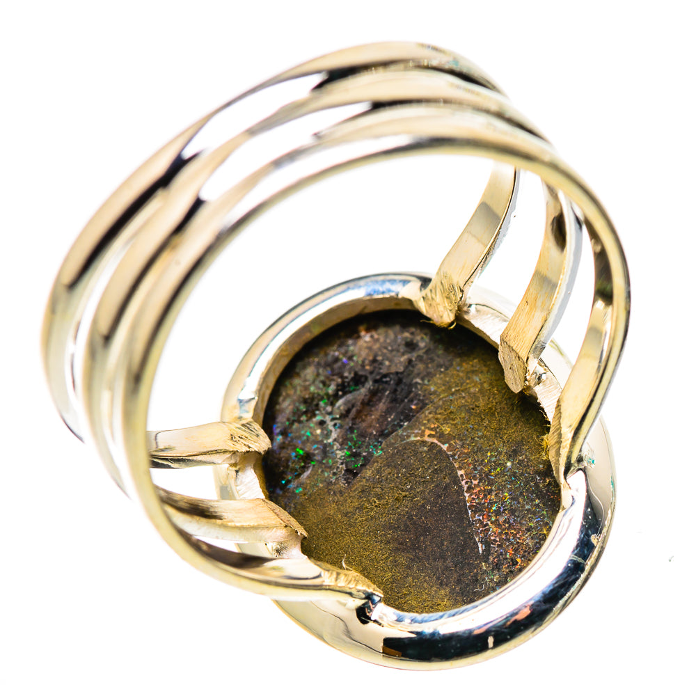 Andamooka Opal Rings handcrafted by Anasilvercos - RING132165 - Photo 3