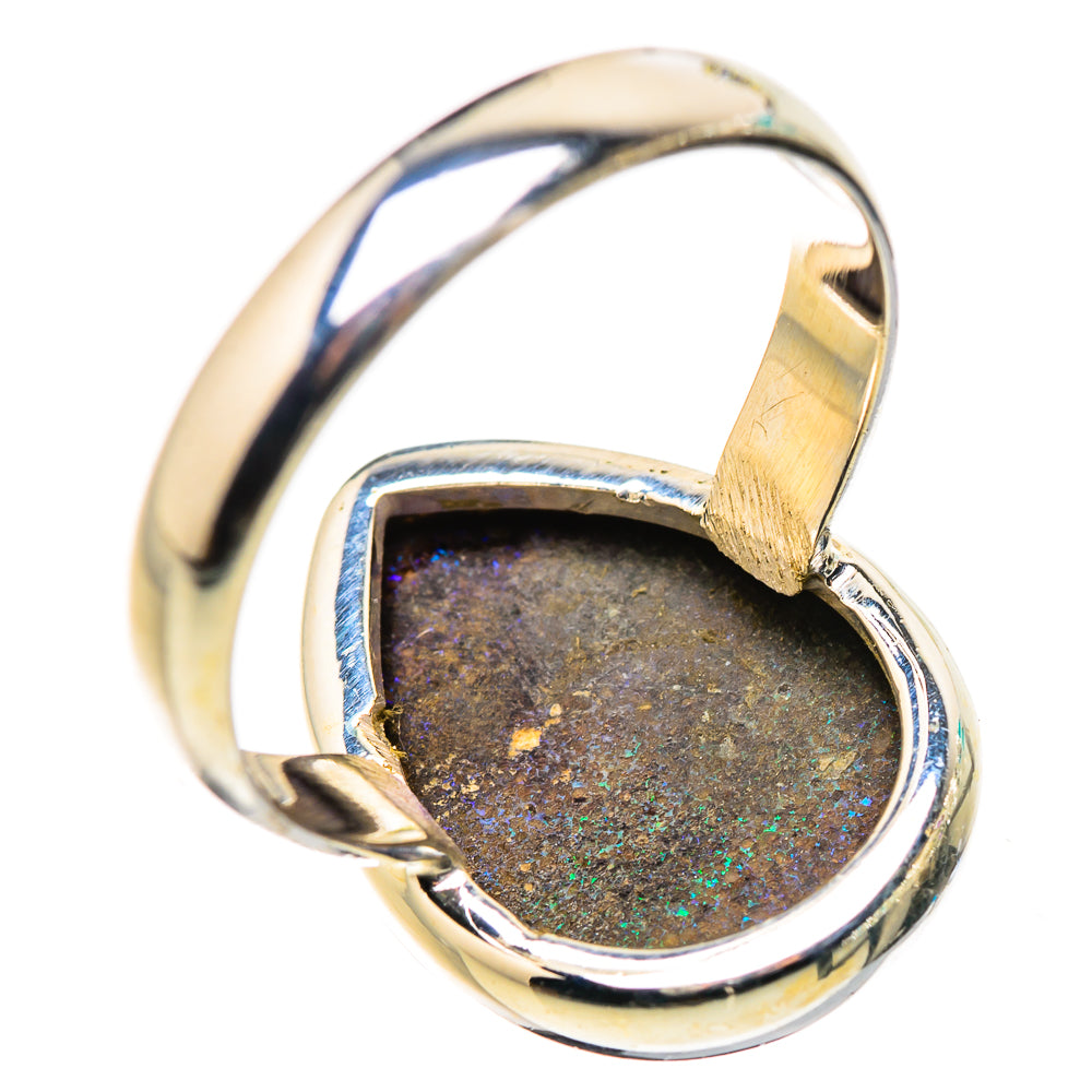 Andamooka Opal Rings handcrafted by Anasilvercos - RING132166 - Photo 3