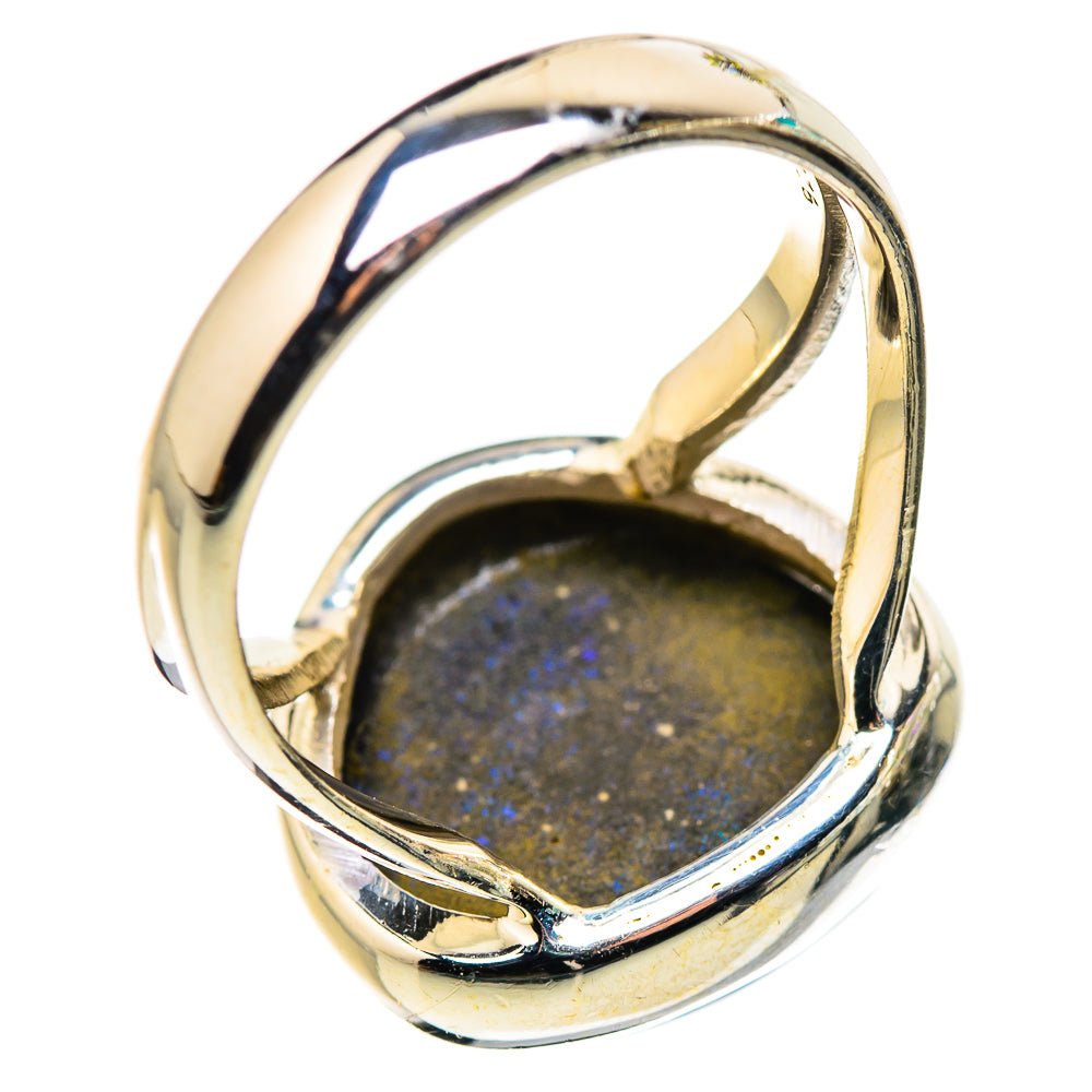 Andamooka Opal Rings handcrafted by Anasilvercos - RING132198 - Photo 3