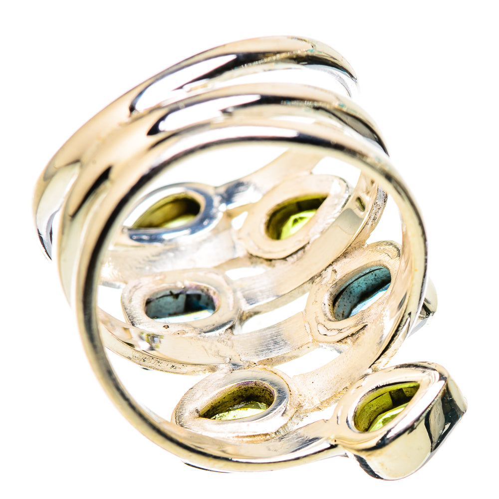 Swiss Blue Topaz Rings handcrafted by Anasilvercos - RING132210 - Photo 3