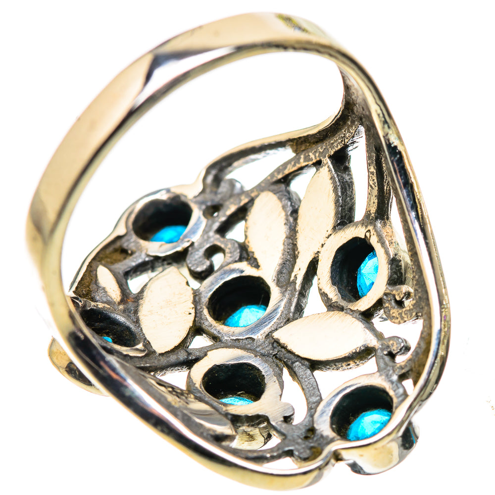 Swiss Blue Topaz Rings handcrafted by Anasilvercos - RING132217 - Photo 3