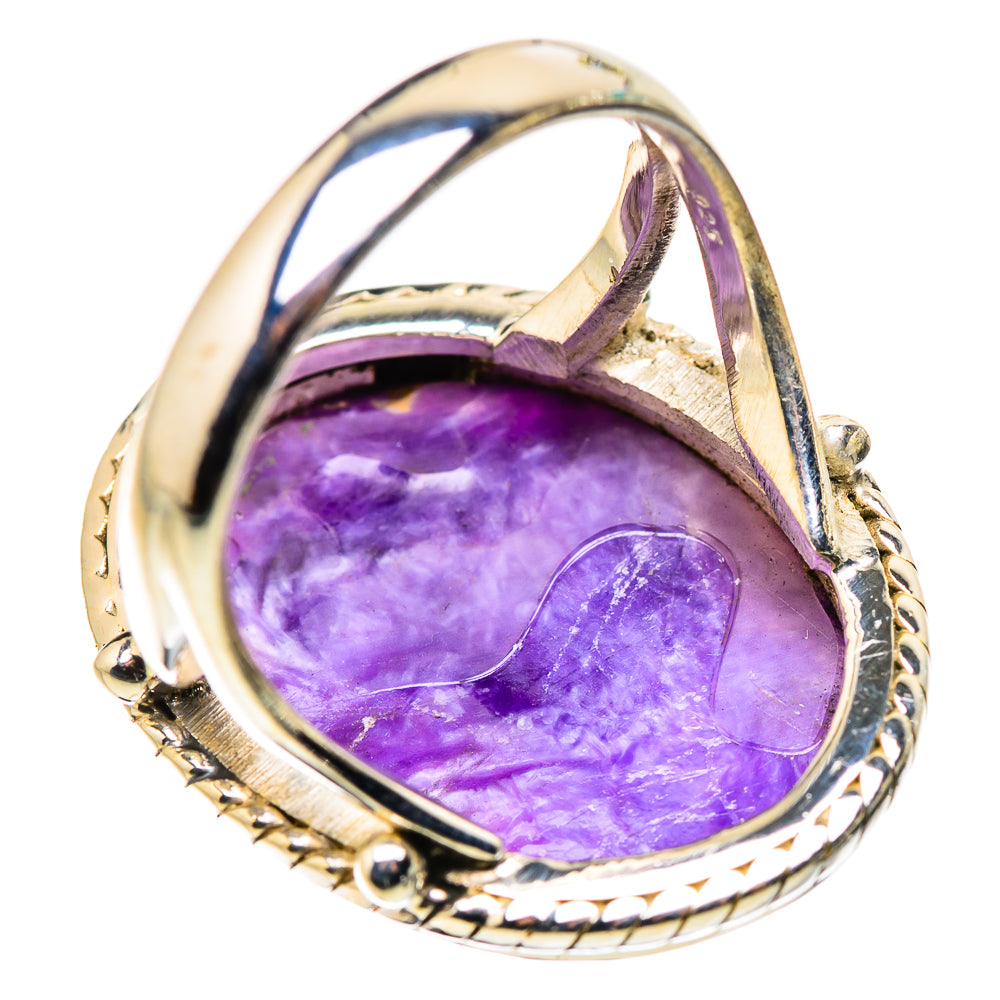 Charoite Rings handcrafted by Anasilvercos - RING132221 - Photo 3