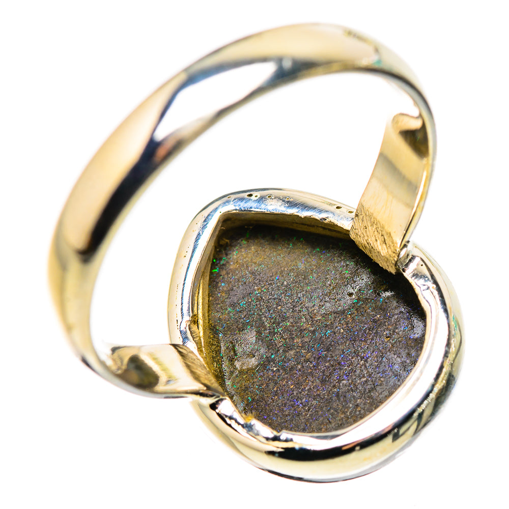 Andamooka Opal Rings handcrafted by Anasilvercos - RING132229 - Photo 3