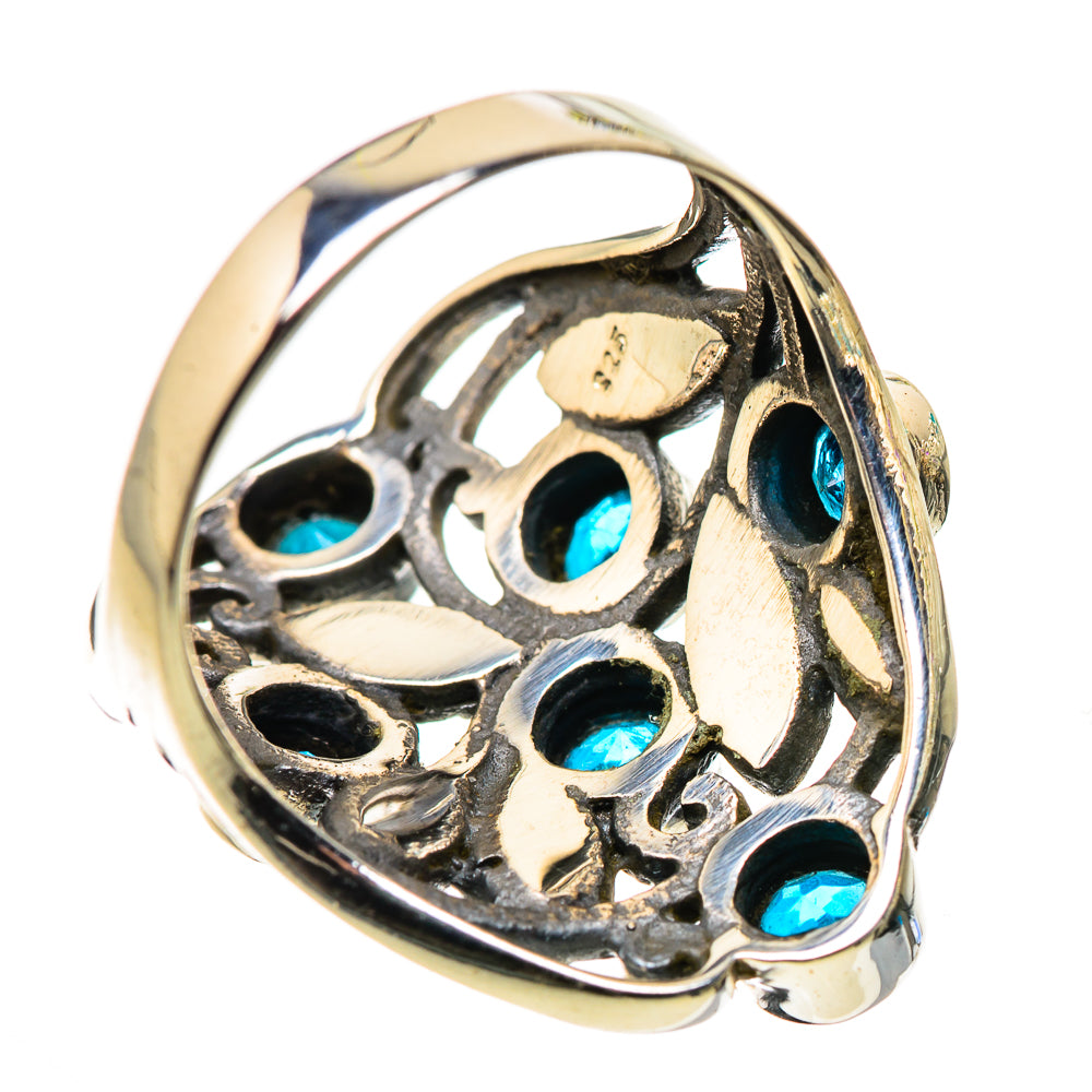 Swiss Blue Topaz Rings handcrafted by Anasilvercos - RING132232 - Photo 3