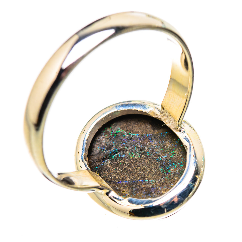 Andamooka Opal Rings handcrafted by Anasilvercos - RING132242 - Photo 3