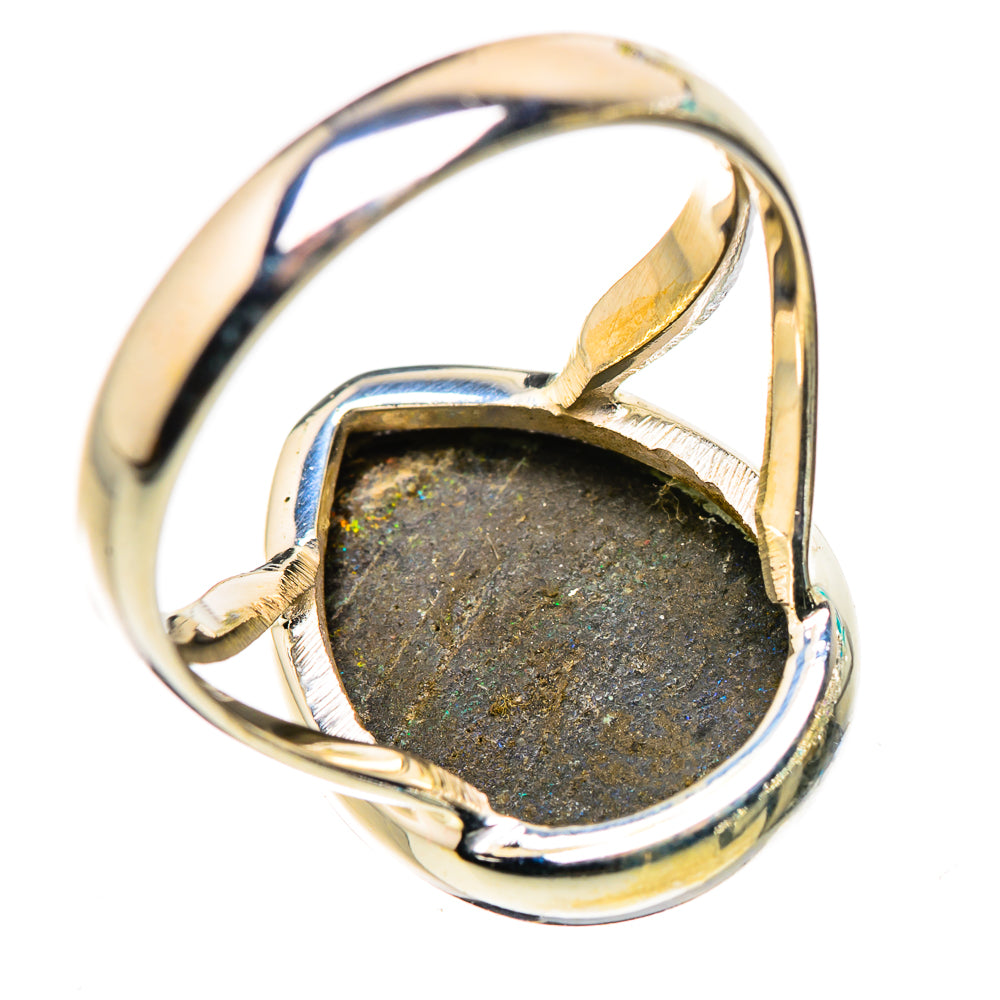Andamooka Opal Rings handcrafted by Anasilvercos - RING132255 - Photo 3