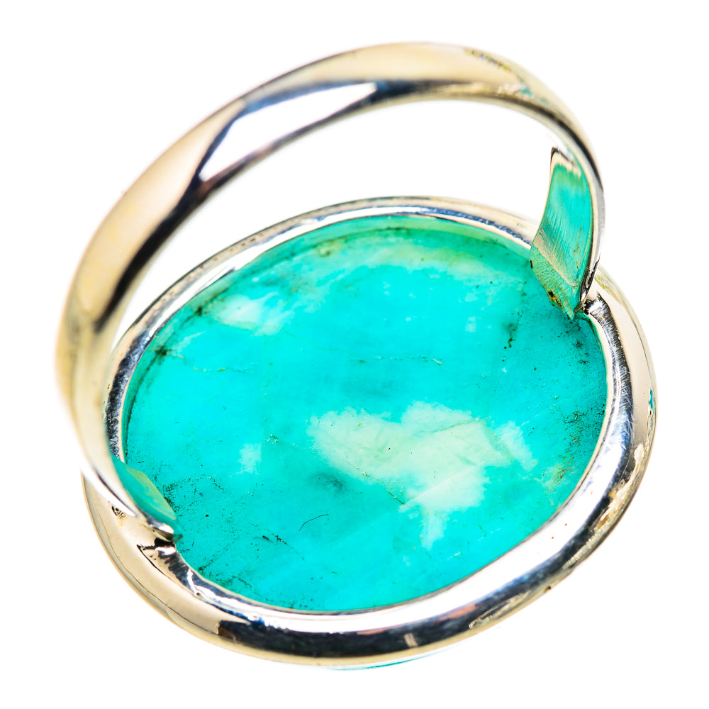Peruvian Amazonite Rings handcrafted by Anasilvercos - RING132290 - Photo 3
