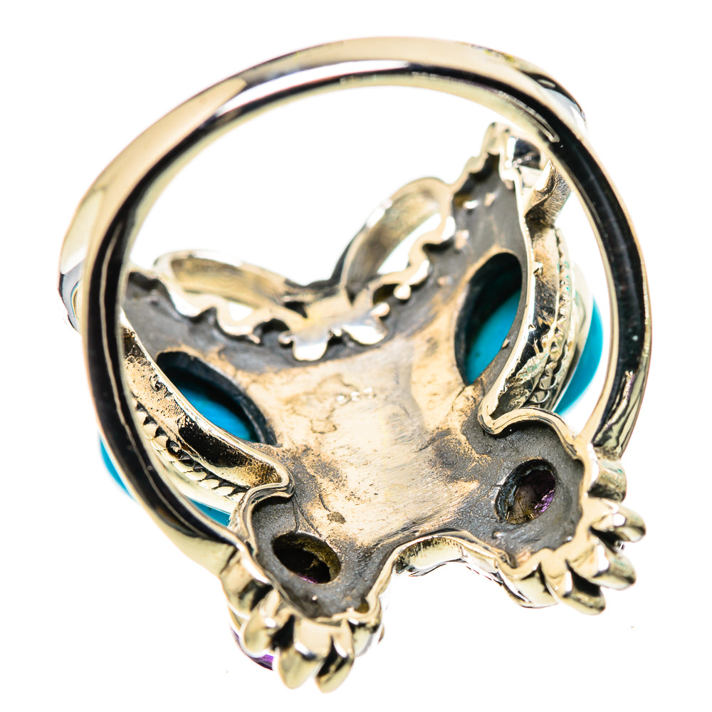 Sleeping Beauty Turquoise Rings handcrafted by Anasilvercos - RING132300 - Photo 3