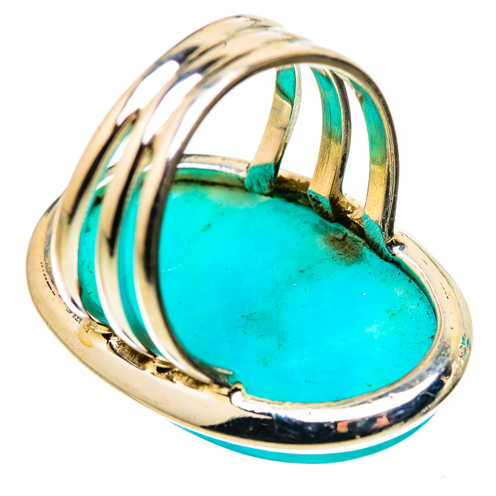 Peruvian Amazonite Rings handcrafted by Anasilvercos - RING132326 - Photo 3