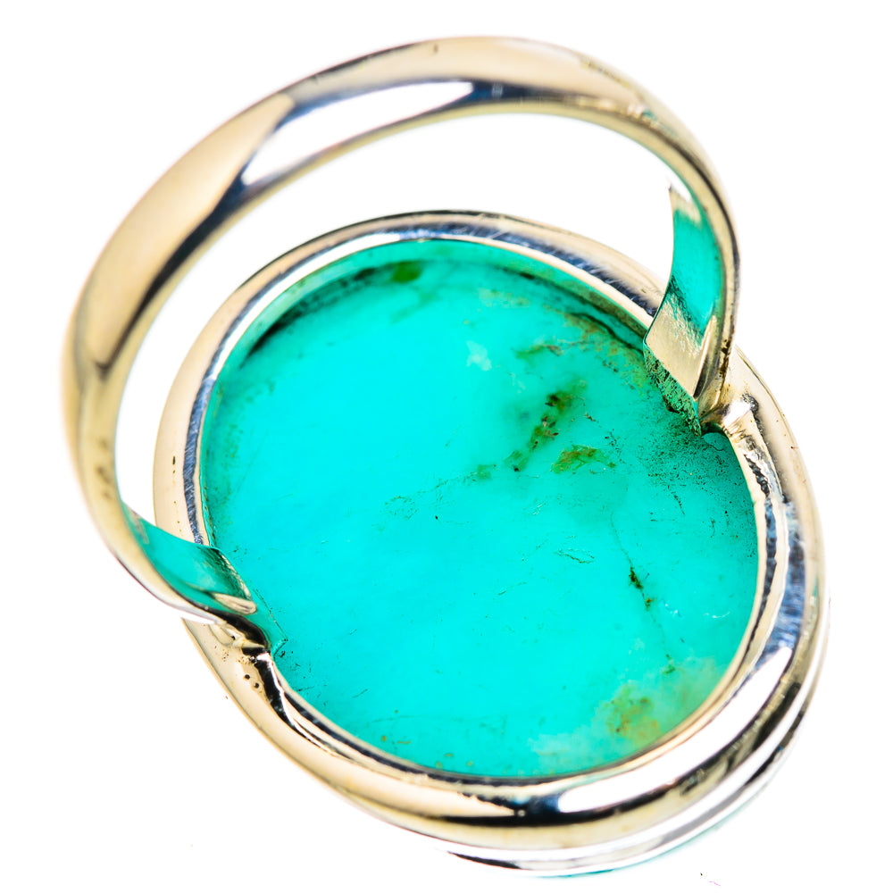 Peruvian Amazonite Rings handcrafted by Anasilvercos - RING132346 - Photo 3