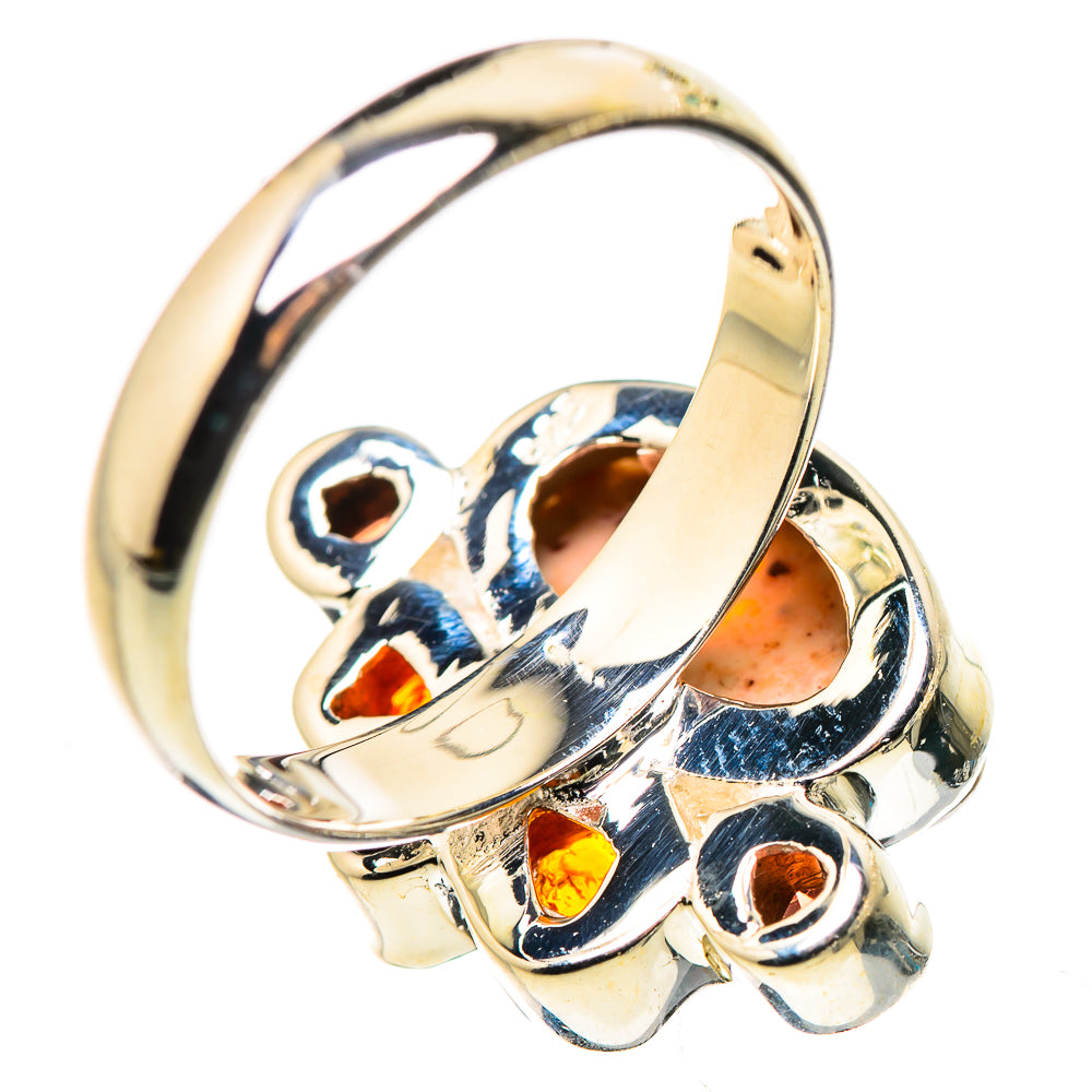 Mexican Fire Agate Rings handcrafted by Anasilvercos - RING132369 - Photo 3