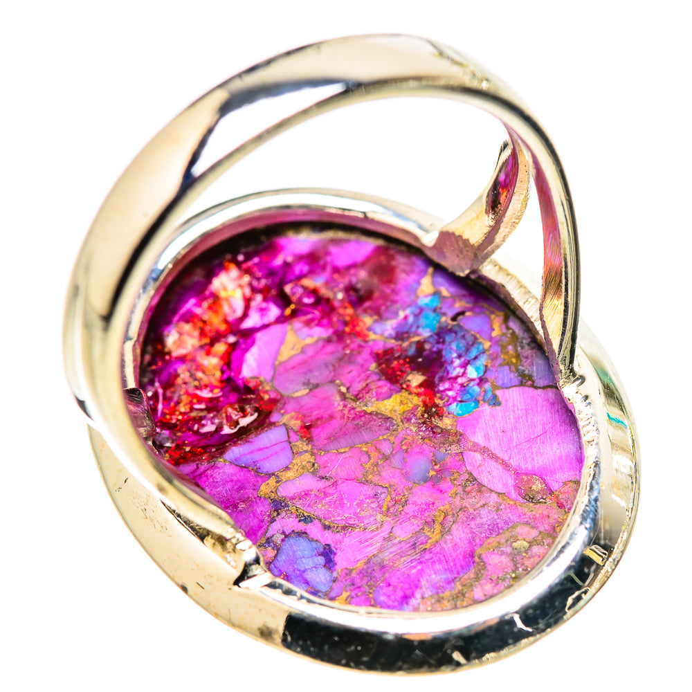 Purple Copper Composite Turquoise Rings handcrafted by Anasilvercos - RING132383 - Photo 3