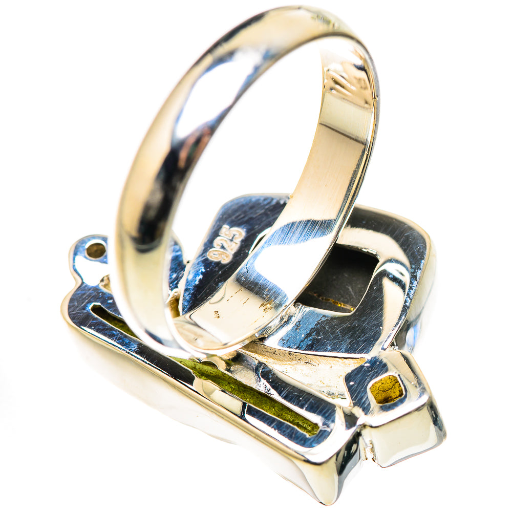 Spectro Pyrite Druzy Rings handcrafted by Anasilvercos - RING132407 - Photo 3