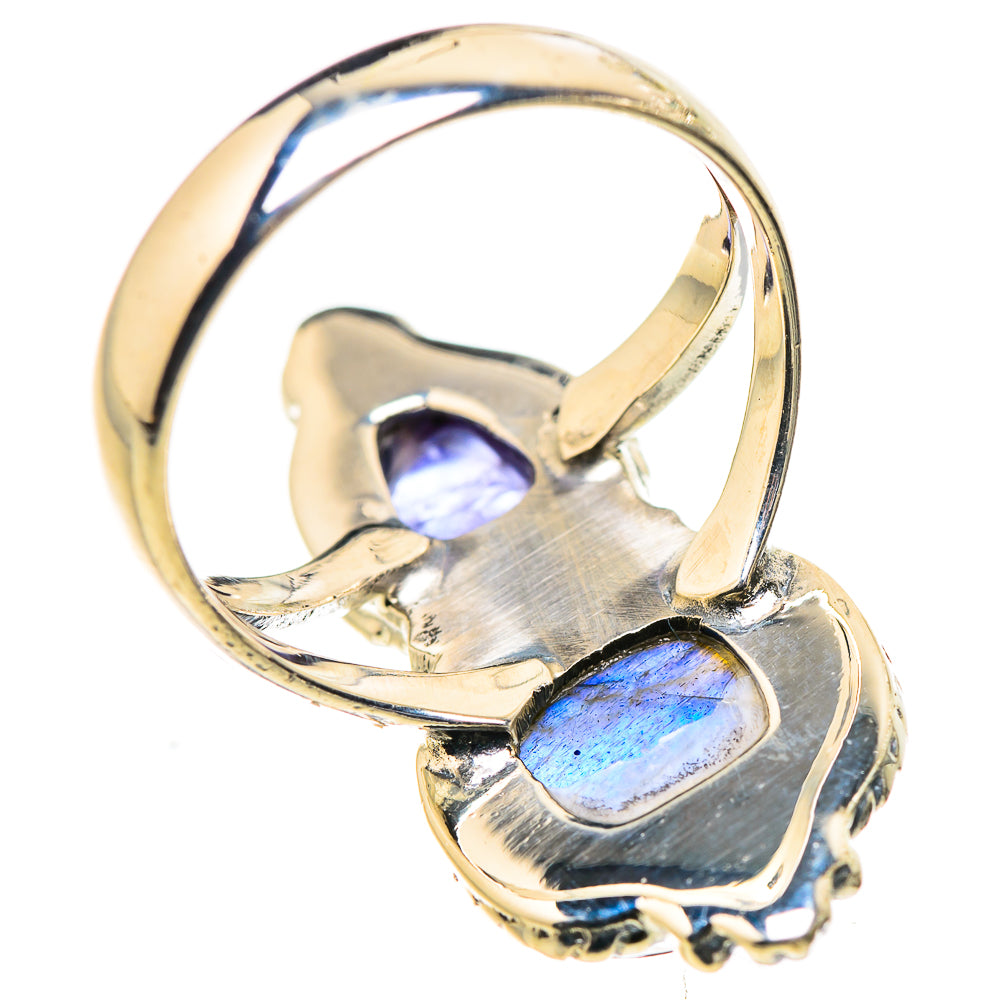 Labradorite Rings handcrafted by Anasilvercos - RING132408 - Photo 3