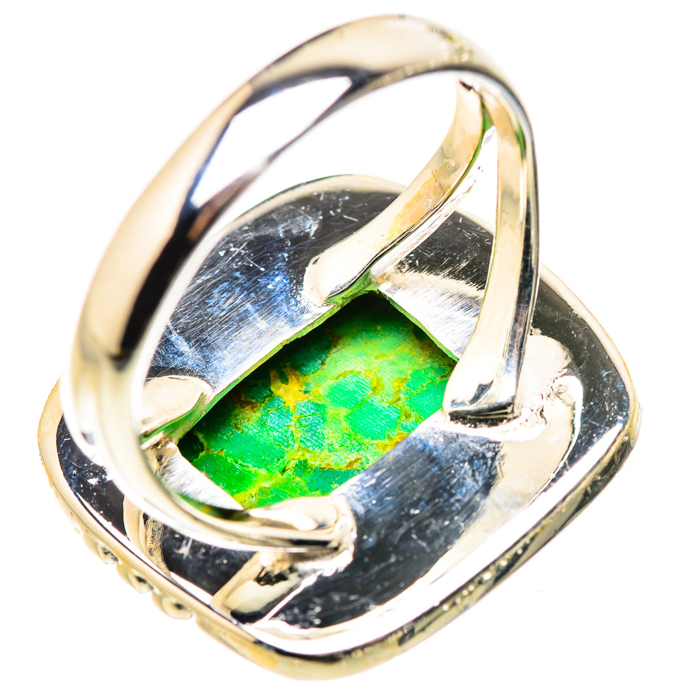 Gaspeite Rings handcrafted by Anasilvercos - RING132415 - Photo 3
