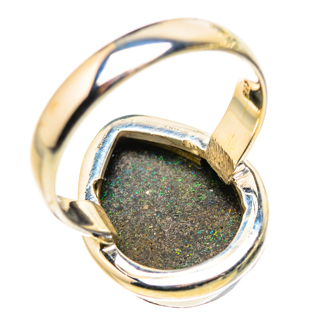 Andamooka Opal Rings handcrafted by Anasilvercos - RING132428 - Photo 3