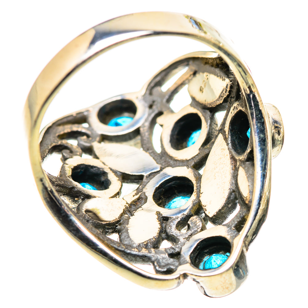 Swiss Blue Topaz Rings handcrafted by Anasilvercos - RING132431 - Photo 3