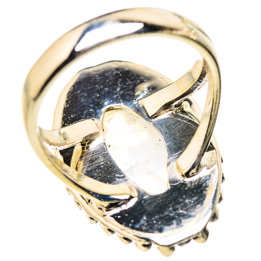 Rainbow Moonstone Rings handcrafted by Anasilvercos - RING132443 - Photo 3