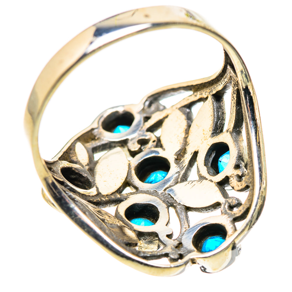 Swiss Blue Topaz Rings handcrafted by Anasilvercos - RING132446 - Photo 3