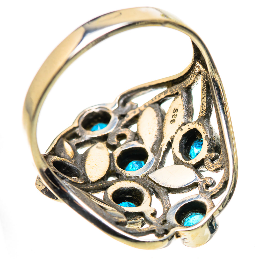 Swiss Blue Topaz Rings handcrafted by Anasilvercos - RING132505 - Photo 3
