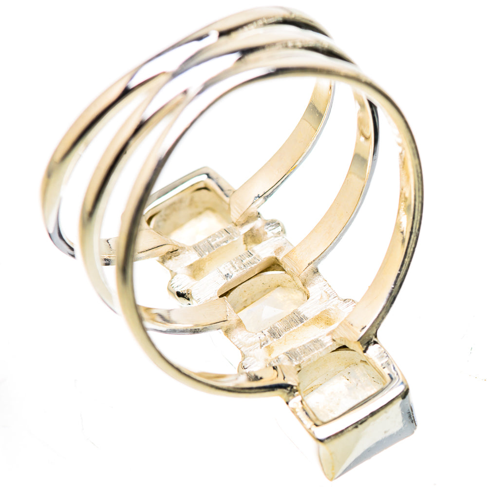 Rainbow Moonstone Rings handcrafted by Anasilvercos - RING132574 - Photo 3