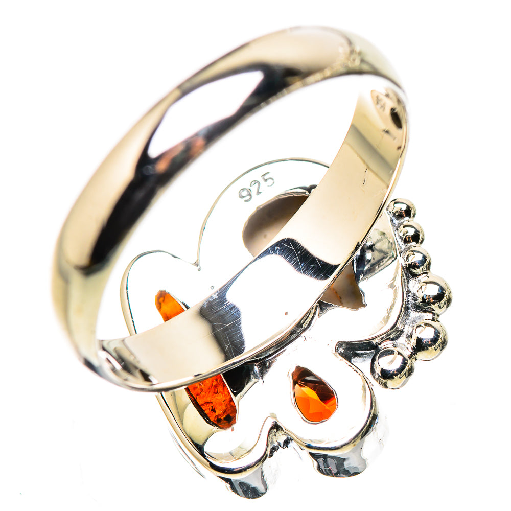 Mexican Fire Opal Rings handcrafted by Anasilvercos - RING132598 - Photo 3