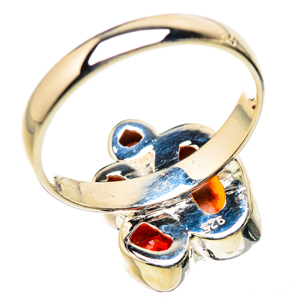 Mexican Fire Opal Rings handcrafted by Anasilvercos - RING132620 - Photo 3