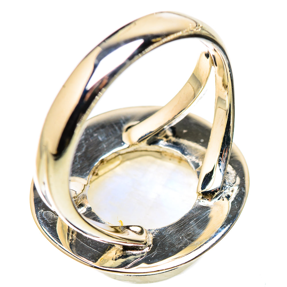 Rainbow Moonstone Rings handcrafted by Anasilvercos - RING132642 - Photo 3