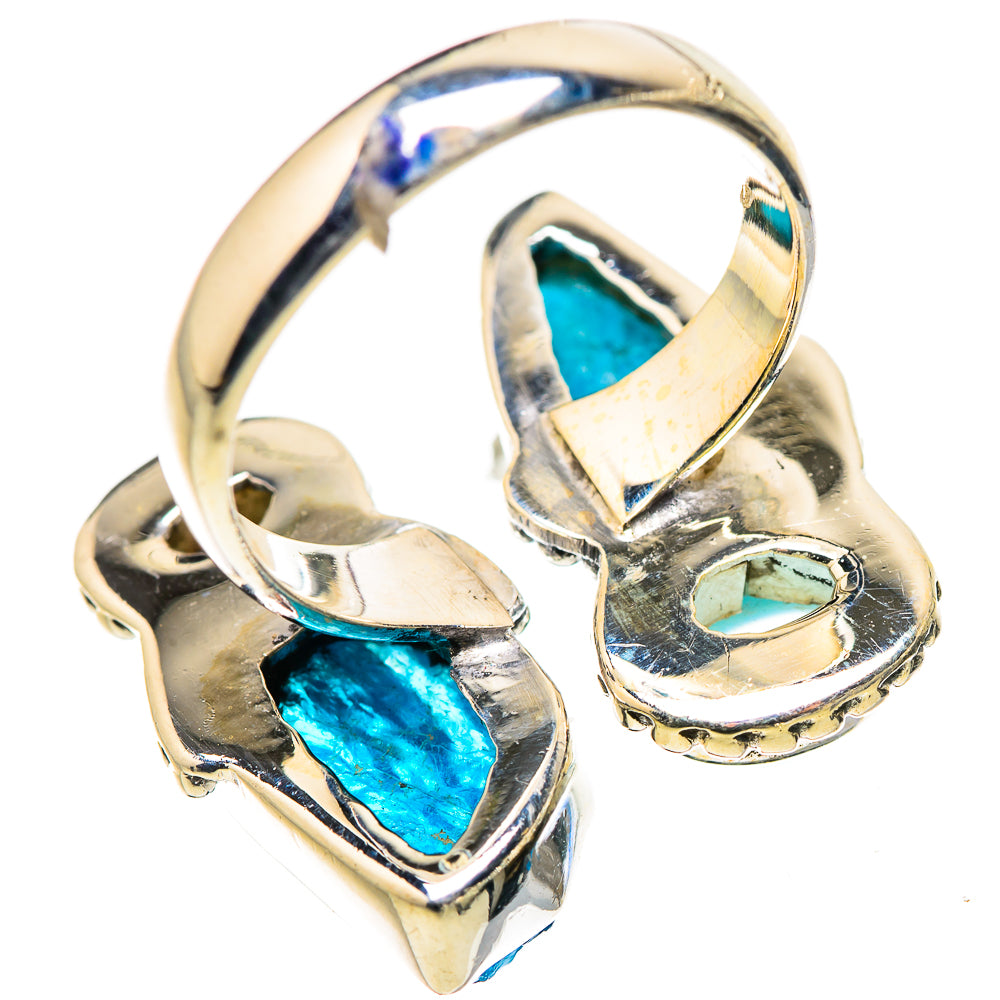 Blue Fluorite Rings handcrafted by Anasilvercos - RING132652 - Photo 3