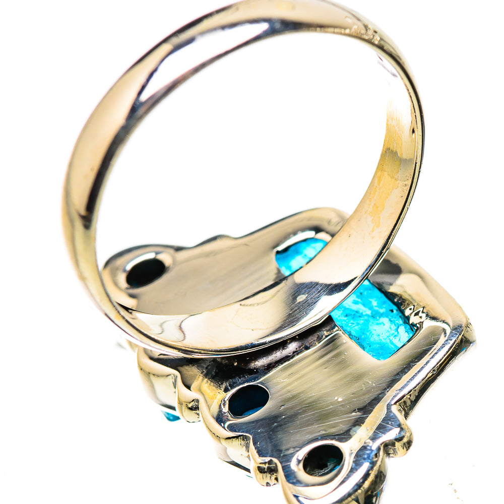 Blue Fluorite Rings handcrafted by Anasilvercos - RING132653 - Photo 3
