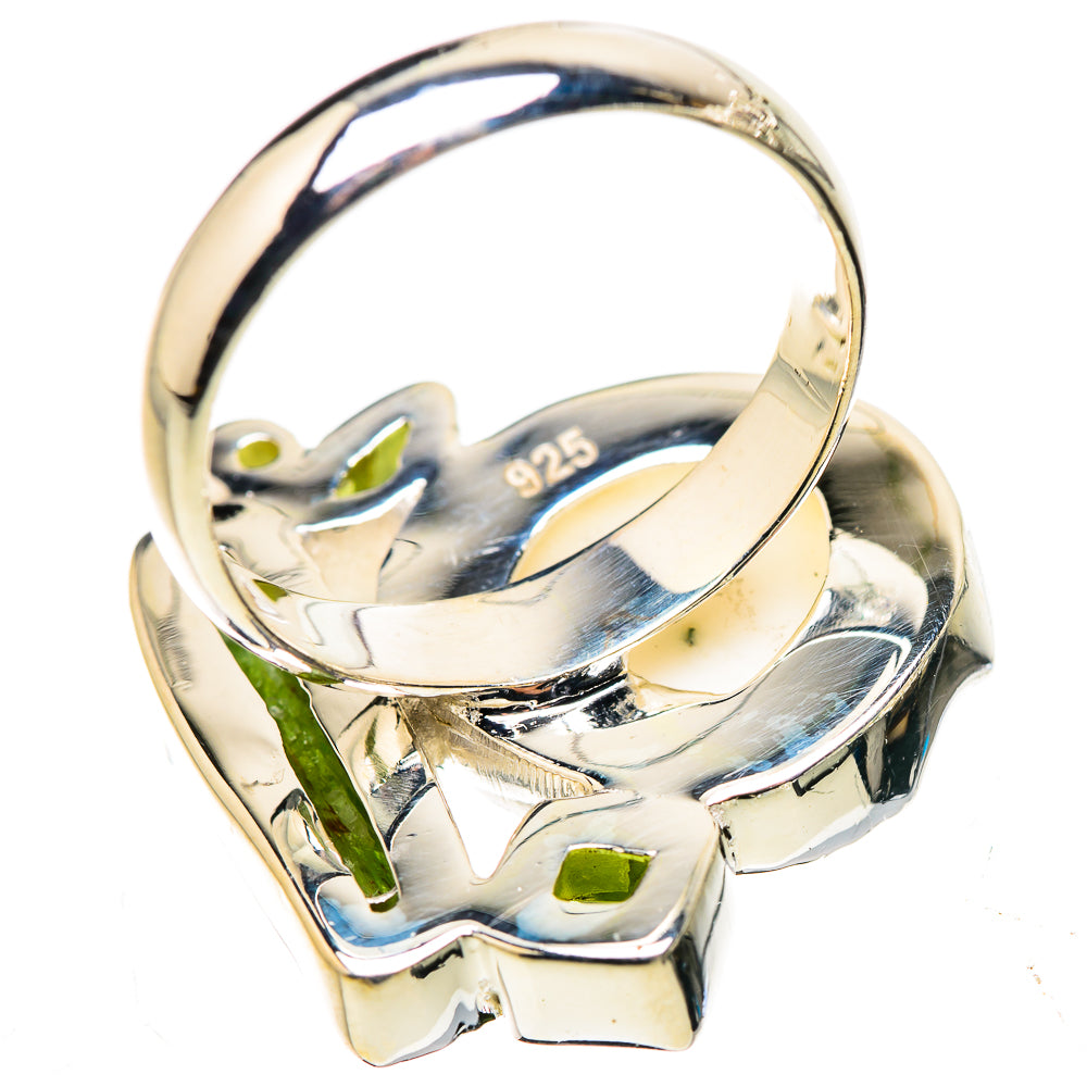 White Solar Quartz Rings handcrafted by Anasilvercos - RING132675 - Photo 3