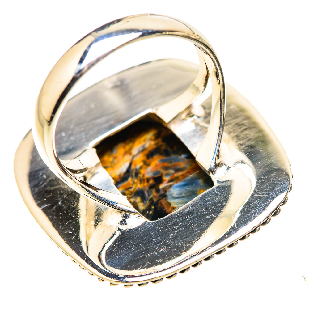 Golden Pietersite Rings handcrafted by Anasilvercos - RING132731 - Photo 3