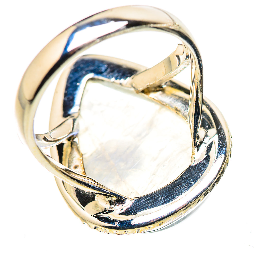 Rainbow Moonstone Rings handcrafted by Anasilvercos - RING132732 - Photo 3