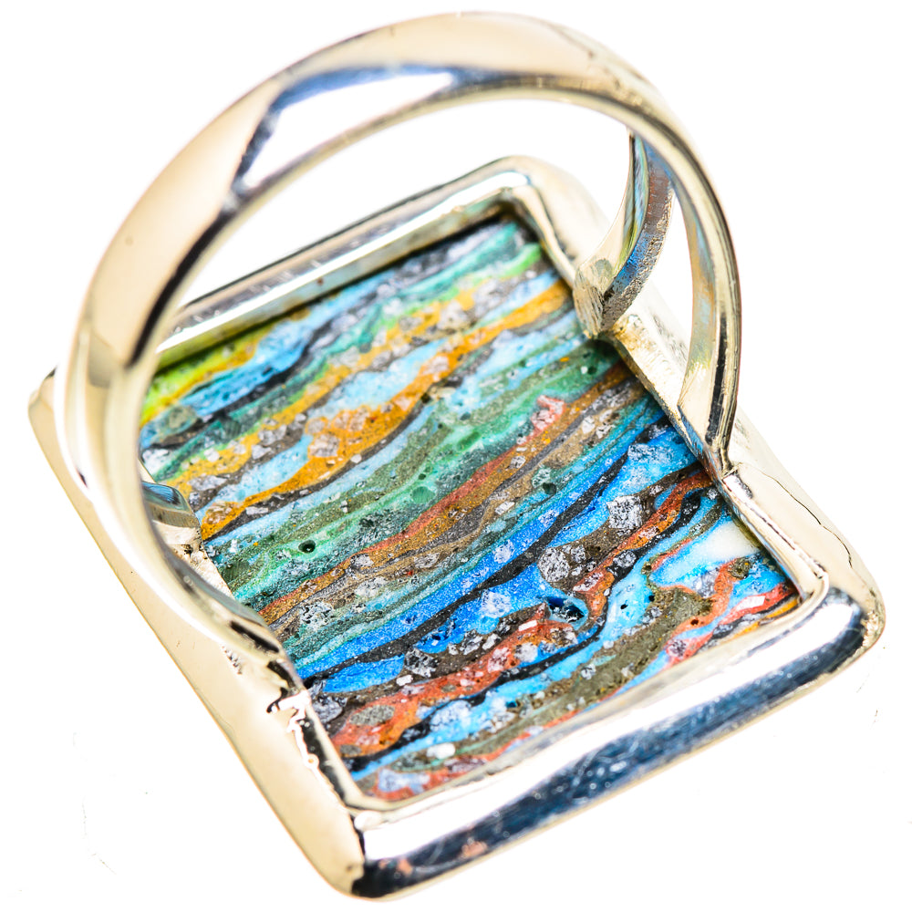 Rainbow Calsilica Rings handcrafted by Anasilvercos - RING132736 - Photo 3