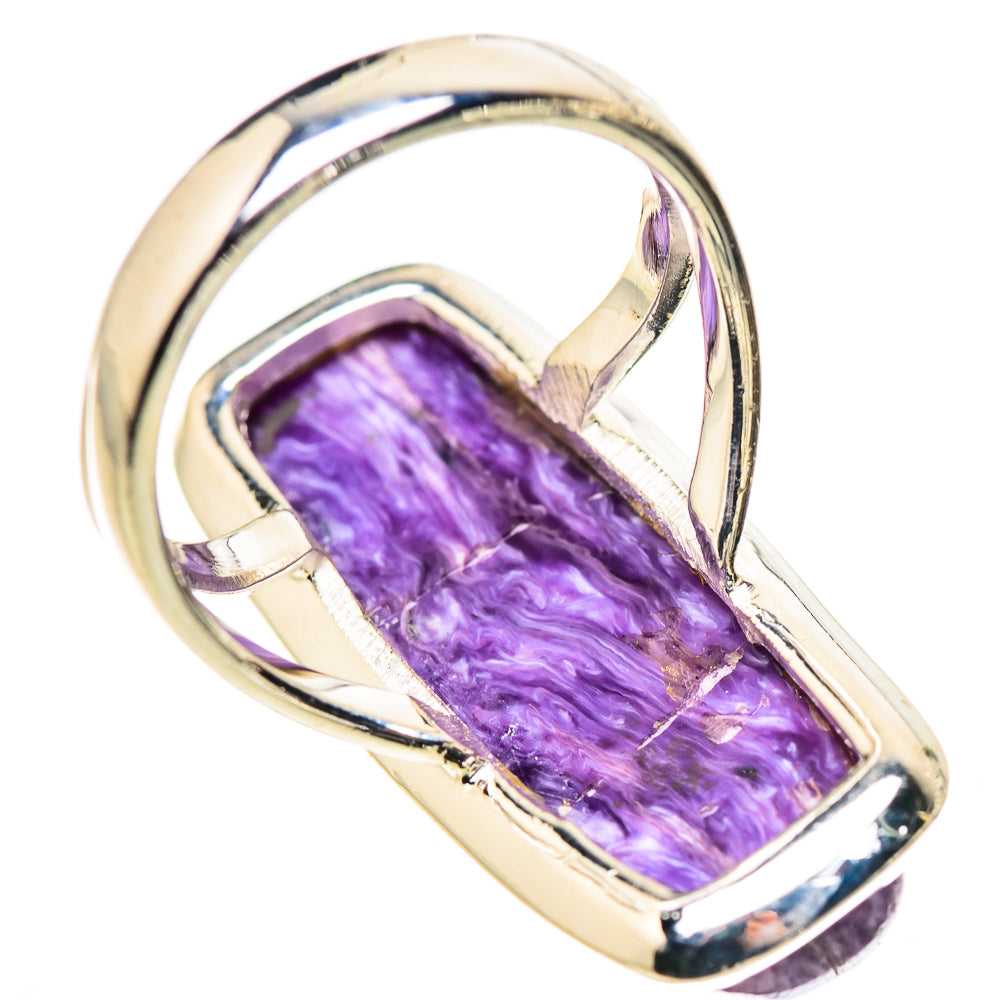 Charoite Rings handcrafted by Anasilvercos - RING132756 - Photo 3