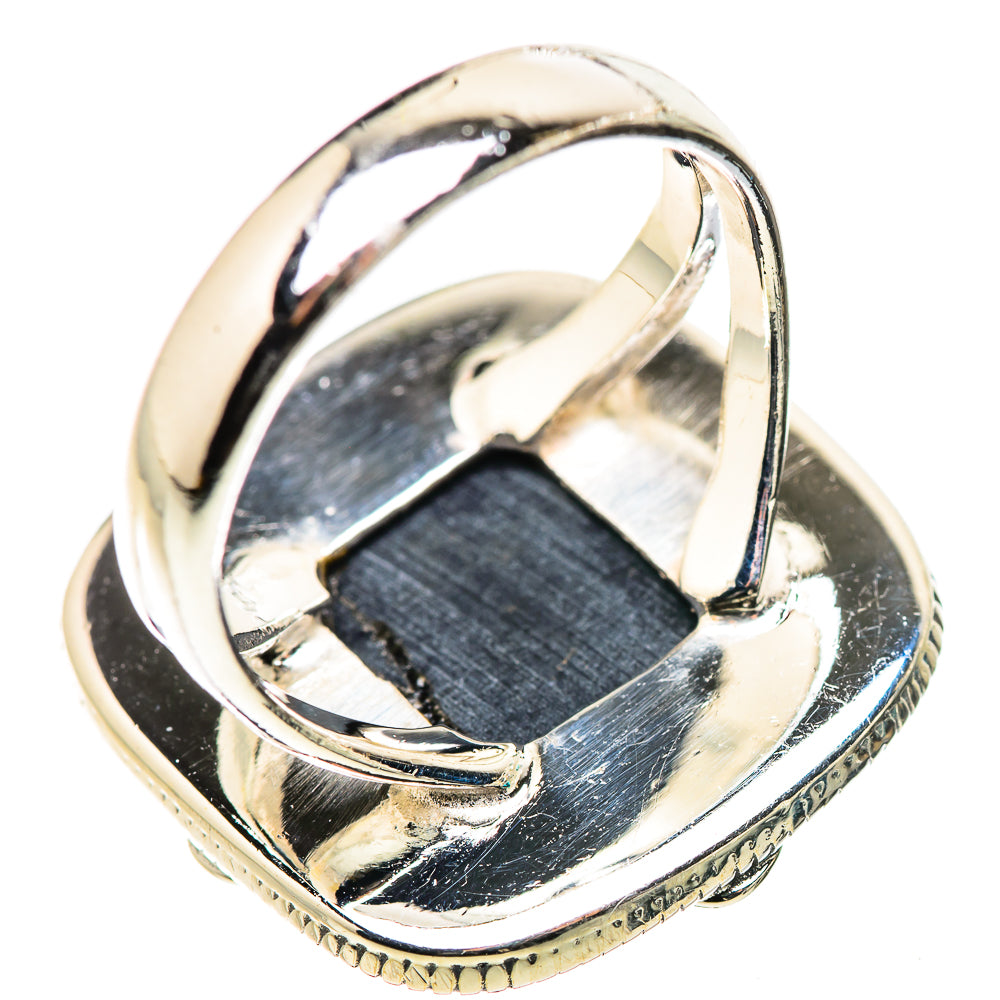Black Druzy Rings handcrafted by Anasilvercos - RING132781 - Photo 3