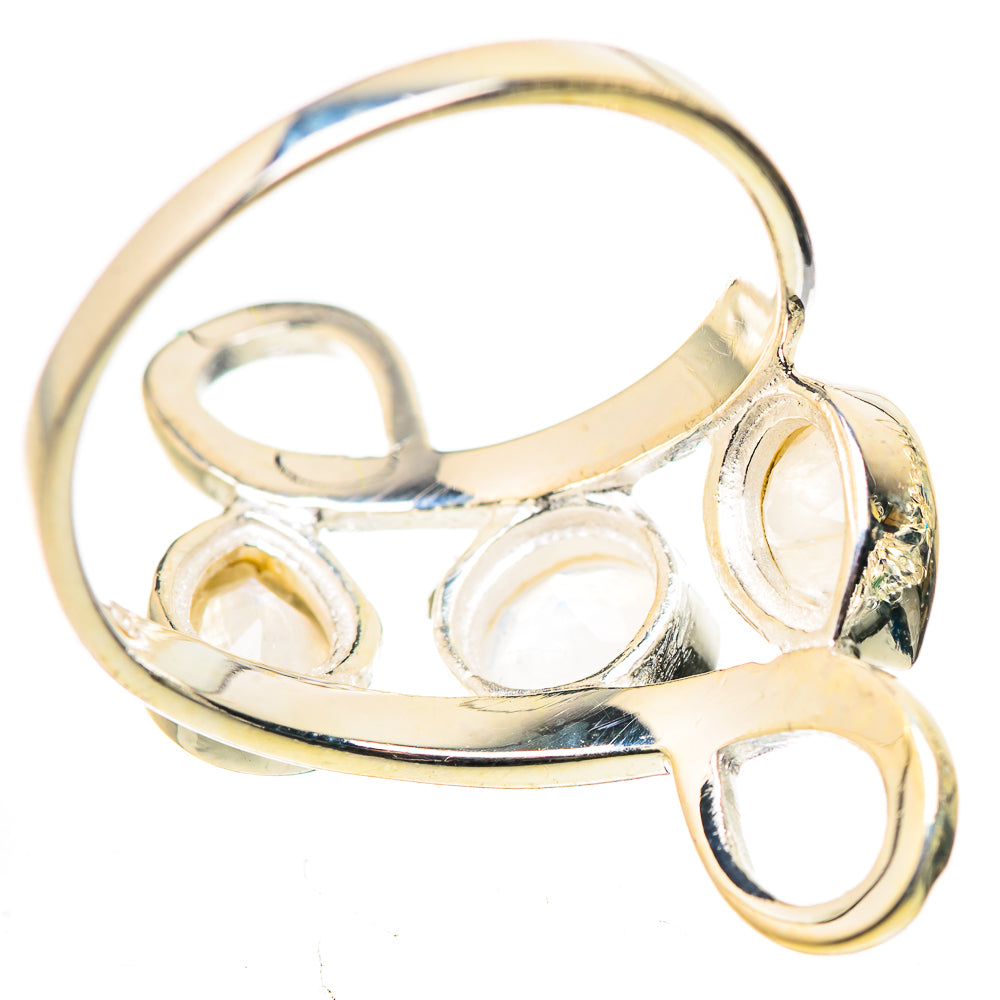 Rainbow Moonstone Rings handcrafted by Anasilvercos - RING132782 - Photo 3