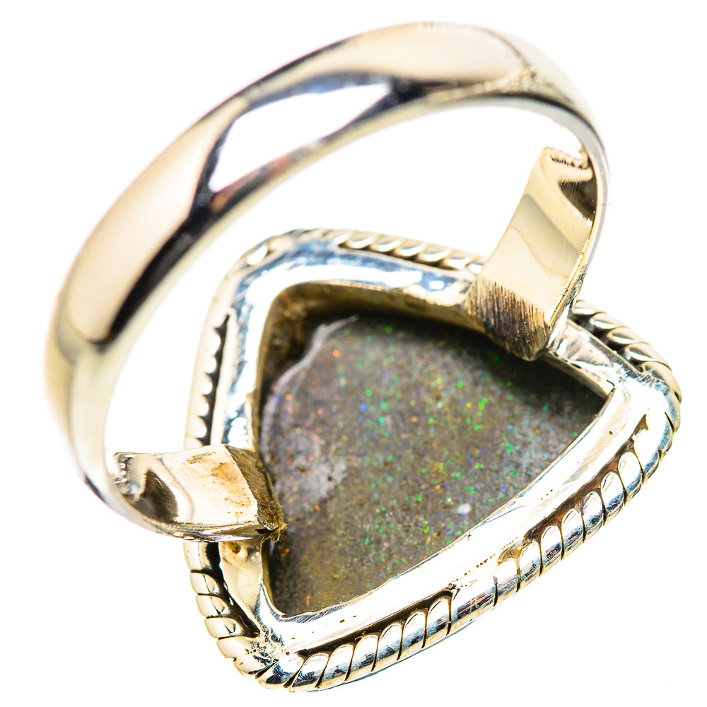 Andamooka Opal Rings handcrafted by Anasilvercos - RING132785 - Photo 3
