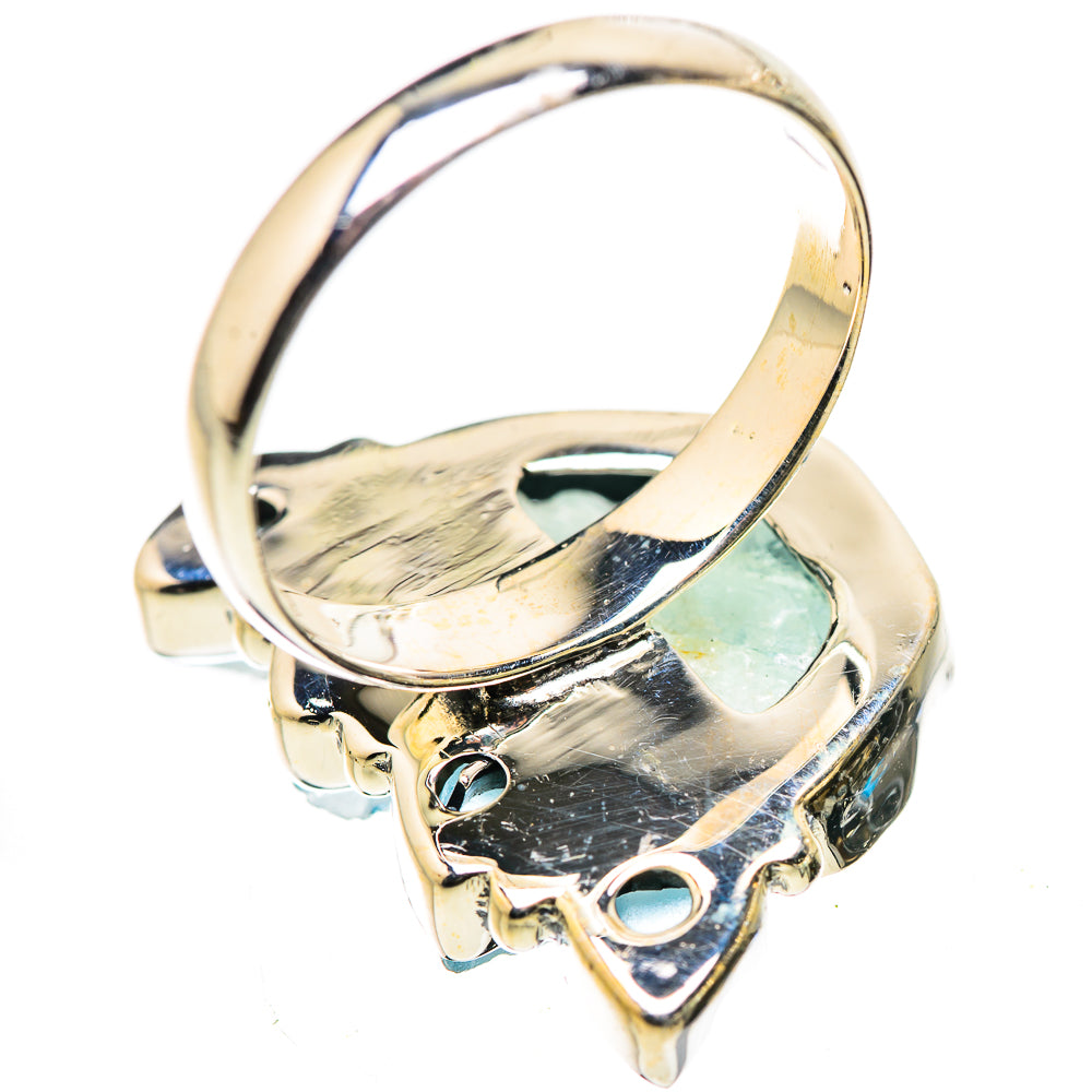 Aquamarine Rings handcrafted by Anasilvercos - RING132847 - Photo 3